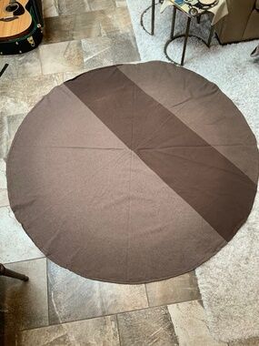 Target home Tablecloth Round Approx. 61” Brown Cabincore BBQ Grilling Americana